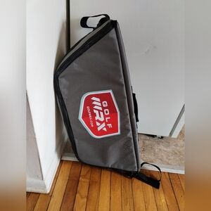 Gray and Black Men's Bag